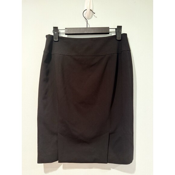 Tahari Pencil Skirt Womens 0 Black Career Workwear Academia Quiet Luxury - Picture 2 of 6